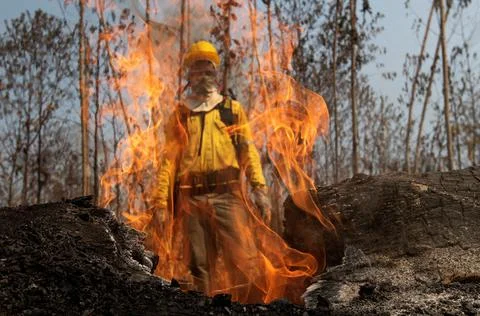 Amazon fires in Brazil, Porto Velho - 28 Aug 2019 Stock Photos