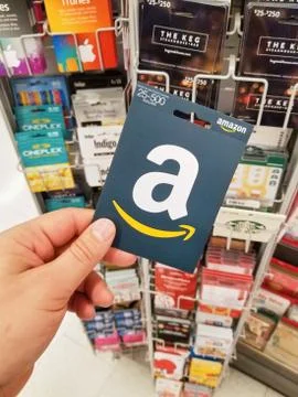 Amazon gift card Fotos Stock