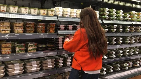 Amazon Go opens to public offering cashier-less shopping Stock Footage 85616823