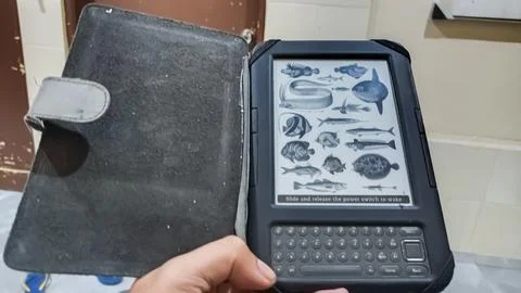 Amazon kindle ebook reader keyboard Stockfoto's