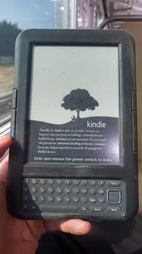 Amazon kindle ebook reader keyboard Stockfoto's