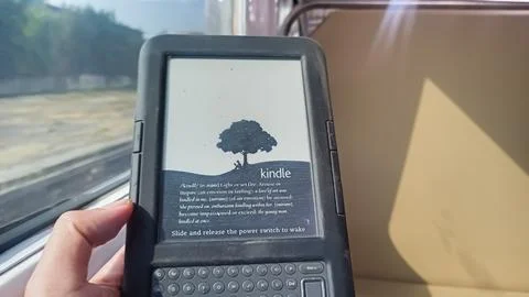 Amazon kindle ebook reader keyboard Stockfoto's