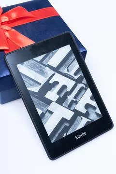 Amazon Kindle Paperwhite Stock Photos
