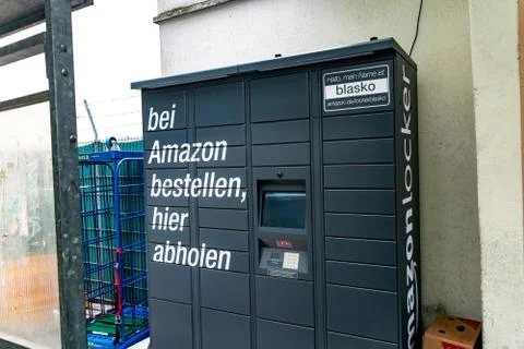 Amazon Locker location Foto stock