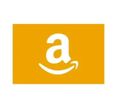 Amazon logo. Amazon icon app application logo. Amazon is American internation Stock Illustration