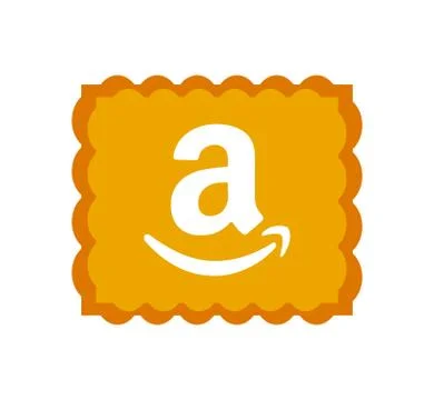 Amazon logo. Amazon icon app application logo. Amazon is American internation Stock Illustration