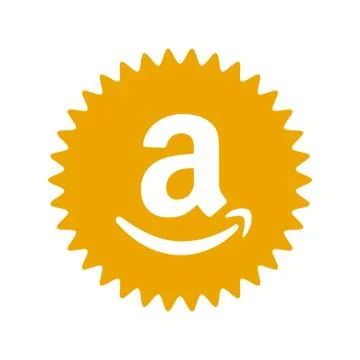 Amazon logo. Amazon icon app application logo. Amazon is American internation Stock Illustration