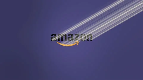 Amazon Logo Light Reveal Stock Footage 157698144