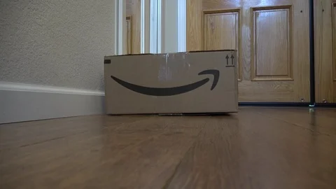 Amazon Package Stock Footage 91447491