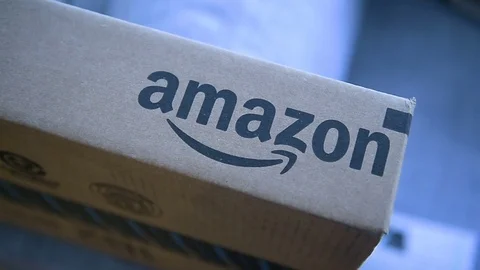 Amazon Prime cardboard rotation Stock Footage 71239495