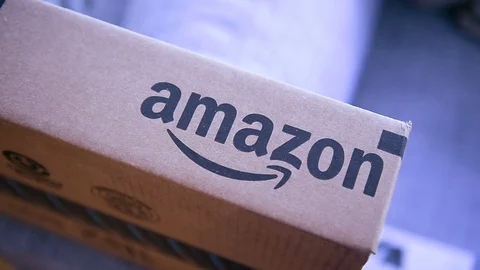 Amazon Prime cardboard rotation Stock Footage 71239964