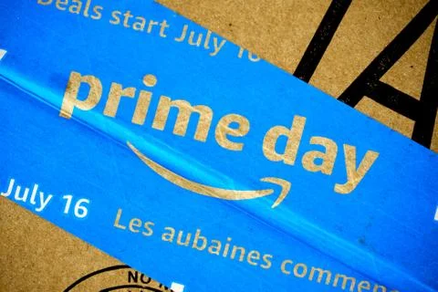 Amazon Prime Day box Stock Photos