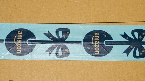 Amazon Prime Parcel scotch tape Vidéo 100820409