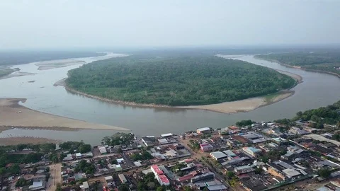 Amazon Rainforest Colombia Stock Footage 129844942