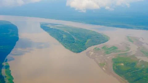 Amazon River Aerial Stock Photos