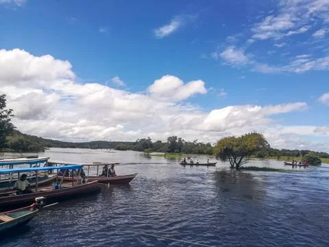 Amazon river, Brazil Foto stock