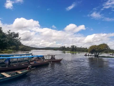 Amazon river, Brazil Stock Photos