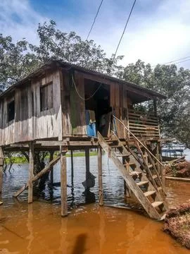 Amazon river, Brazil Stock Photos