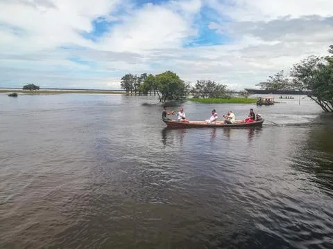 Amazon river, Brazil Stock Photos