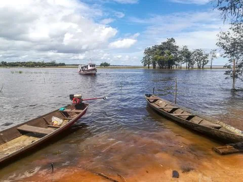 Amazon river, Brazil Stock Photos