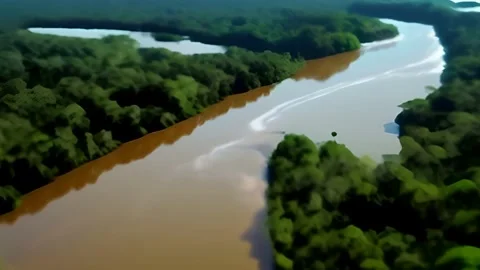 Amazon river Video stock 260559612