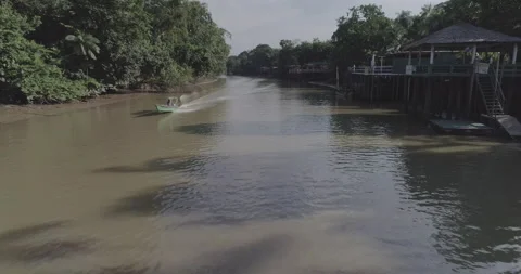 Amazon river - footage drone Stock Footage 151362827