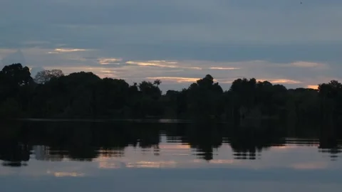 The Amazon river - sunset Stock Footage 279191547