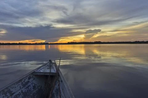 Amazon river, Sunset view, Brazil, South America Stock-Fotos