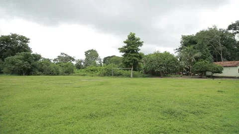 Amazon soccer field Stock Footage 153097326