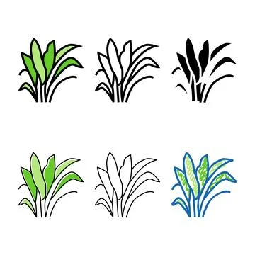 Amazon sword color icon pack vector Stock Illustration