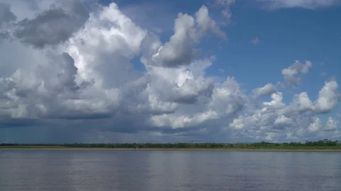 An Amazon Tributary Stock Footage 73277818