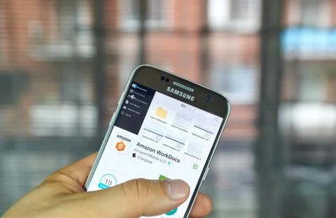 Amazon WorkDocs app 스톡 사진