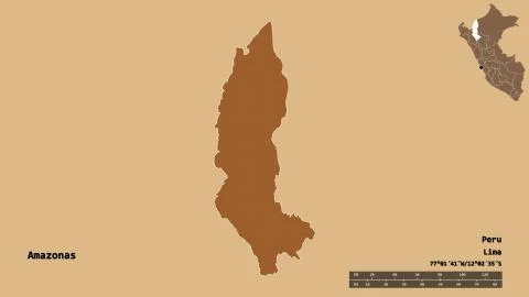 Amazonas, region of Peru, zoomed. Pattern 스톡 일러스트