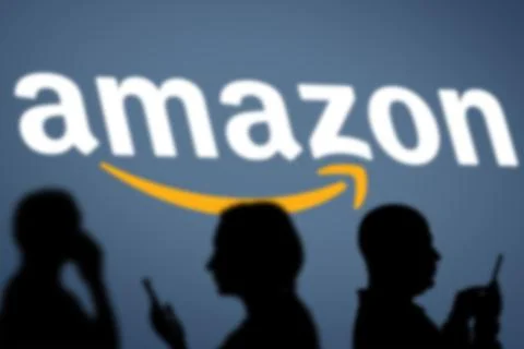 Amazon.com - American multinational technology company Stock Illustration