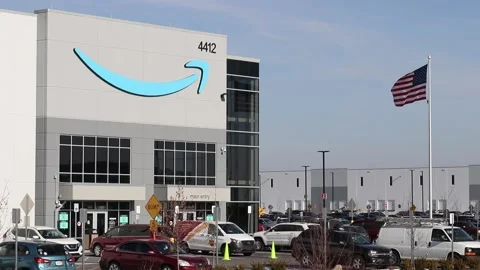 Amazon.com Fulfillment Center. Stock Footage 145078721