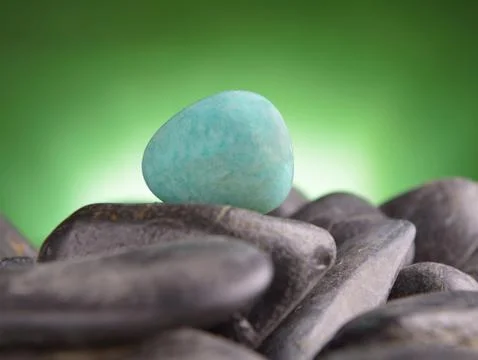 Amazonite also called amazon stone Stock Photos