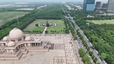 Ambedkar Park at Noida 1 스톡 동영상 317291002