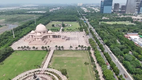 Ambedkar Park at Noida 2 Stock Footage 317291731