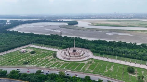 Ambedkar Park at Noida 7 Stock Footage 317291060