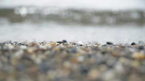 Amber on a beach close-up Stock Footage 70918440