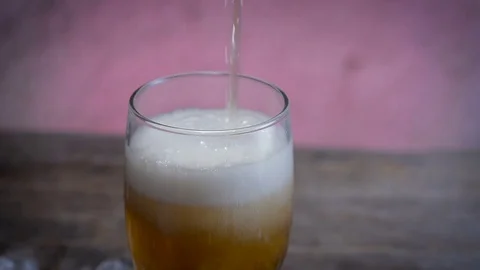 Amber beer Stock Footage 79233778
