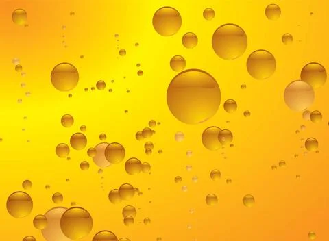 Amber bubble subtle amber bubble background illustrated with copy space Co... Stock Photos