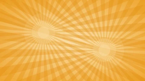 Amber comic dual burst background, pop art halftone speed lines motion loop Vidéo 342639549