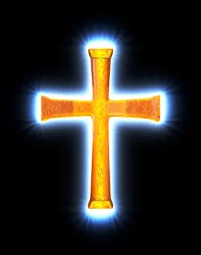 Amber cross Stock Illustration