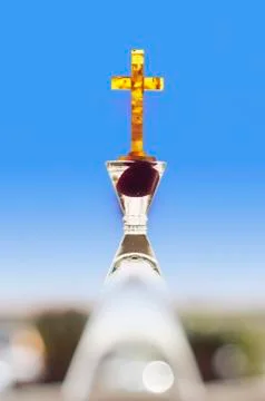 Amber cross Foto stock