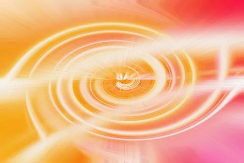 Amber elegance warm orange abstract lines on flowing background for design Stock Illustration