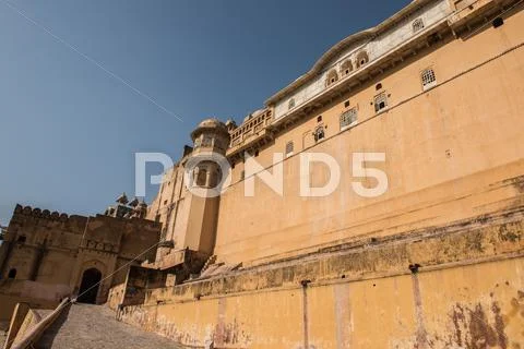 Amber Fort Edifice Stock Photos