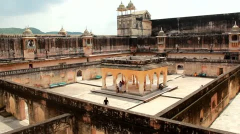 Amber Fort Stock Footage 20586728