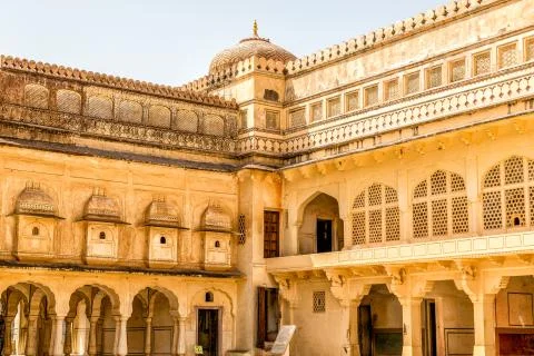 Amber fort Stock Photos