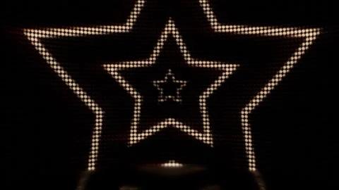 Amber Led Chevron Live Event Led Animation Video stock 339288803